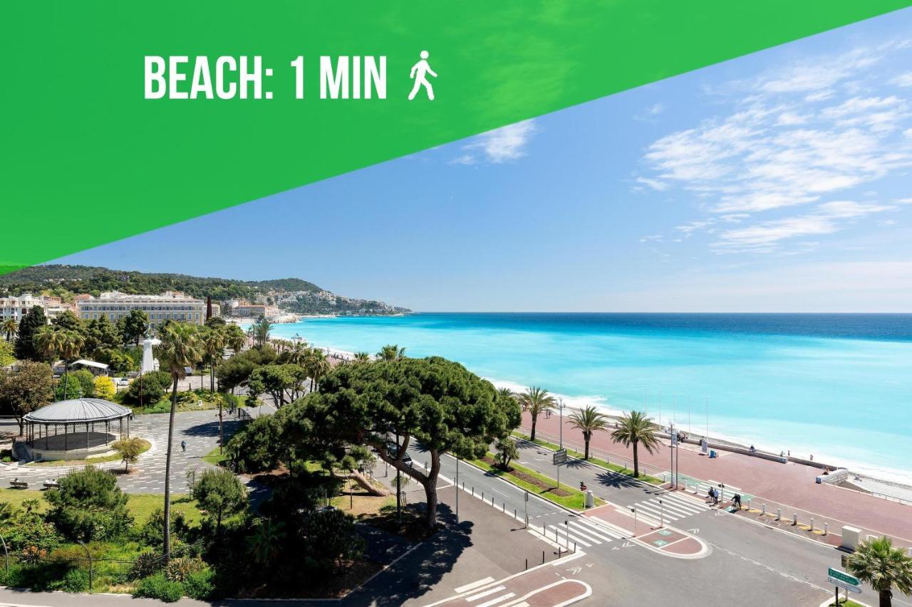 Sea - 2 Bedroom - Kitchen - Wifi - Tramway - Air Conditioner Nizza Exterior foto